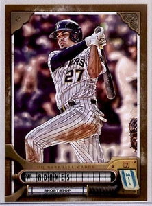 2022 Topps Gypsy Queen Burnt Umber Willy Adames 228/399 Milwaukee Brewers #191 - Picture 1 of 2