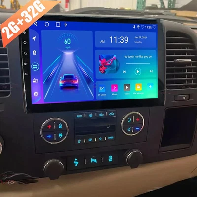 10.1" For GMC Sierra 1500 08-2013 Android 12.0 Apple Carplay Stereo Radio GPS Foto 1 de 4
