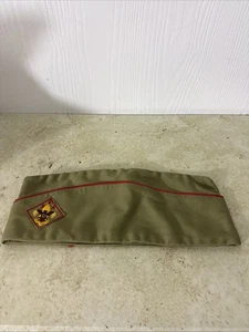 Boy Scouts Of America offizielle Mütze olivgrün und rot BSA 7 1/4-7 1/2 - Bild 1 von 5