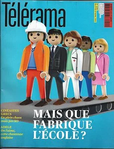 TELERAMA n°3249 21/04/2012 Où va l'école républicaine?/ Adèle/ Cinéastes grecs - Picture 1 of 1