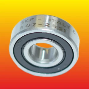 SKF 607-2RS1 LOT=1 BALL BEARING (7 x 19 x 6) mm ITALY - Picture 1 of 3