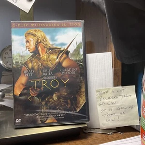 NIP! “TROY”BRAD PITT 2005 2 DISC SET NEW, SEALED,UNUSED ERIC BANA,ORLANDO BLOOM - Picture 1 of 3