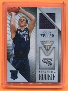 CODY ZELLER CHARLOTTE BOBCATS 2013 PANINI NBA TITANIUM JERSEY RELIC CARD #20/325 - Picture 1 of 2