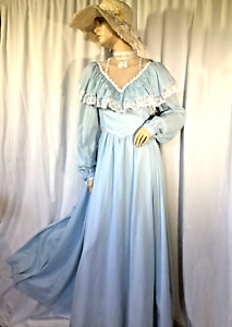 Vintage gunne sax Jessica McClintock gown Dress hippy S prairie Cottage bridal
