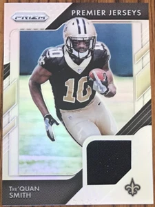 2018 Panini Prizm Prizm Premier Jerseys Tre’Quan Smith #PP-27 New Orleans Saints - Picture 1 of 2
