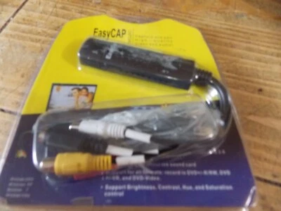 NIP Easy CAP USB 2.0 Video Adapter with Audio Capture & Edit Factory Sealed - Image 1 of 2