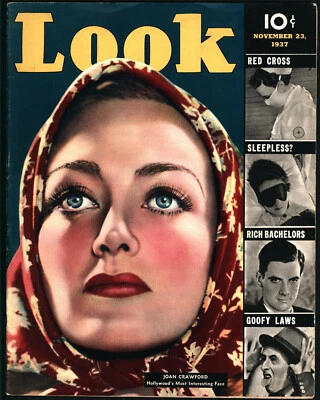  LOOK Magazine November 23, 1937 Joan Crawford ~ Carole Lombard ~1930s Hollywood - Image 1 of 4