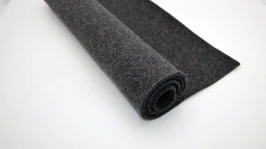 Filz 5mm in Dunkelgrau meliert 5mm Wollfilz 5mm stark dunkelgrauer Wollfilz 5mm - Bild 1 von 2