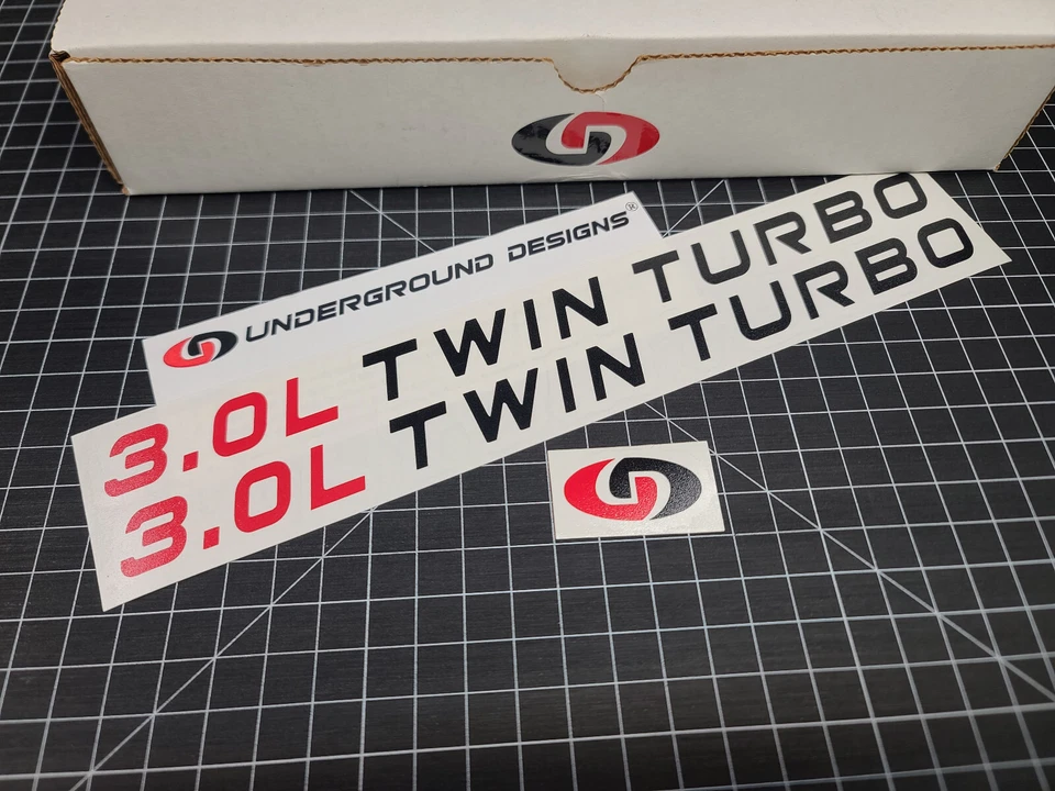 Calcomanías 3,0 L Twin Turbo (2p) Ecoboost capó pegatinas MKZ Explorer ST Ranger Bronco Foto 1 de 1