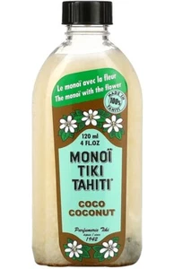 Monoi Tiki Tahití Aceite de Coco Aroma Multiusos para Rostro Cuerpo y Cabello 120 ml - Imagen 1 de 3