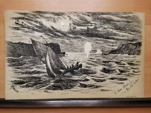 1885Original Forers Sporting Sketches Vintage Retro Design Kupferstich Fisching - Bild 1 von 5