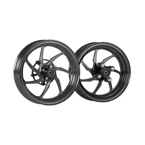 MOS MF07N Forged Aluminum Alloy Wheels for Honda MSX Grom 125 2022-2025 Black - Picture 1 of 13