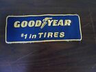 GOODYEAR  #1 IN TIRES ( PATCH ) APPROX. 10 5/8" X 4"