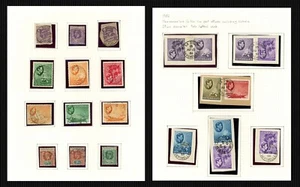 Seychelles Stamps 1932-1956 KGV KGVI Postmarks Fine Used w Rare 5r & 2.25r Piece - Picture 1 of 5