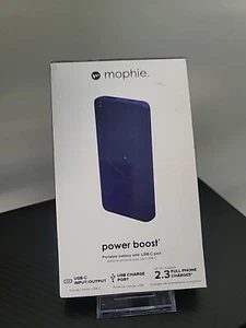 mophie Cobalt Power Boost Portable Battery Charger-USB-C and USB-A Inputs - Picture 1 of 4