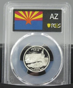 2008 S Arizona Silver PCGS PR 70 DCAM - Picture 1 of 2