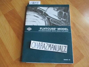 2010 Harley Davidson FLHTCUSE5 Service Manual Supplement - Picture 1 of 1