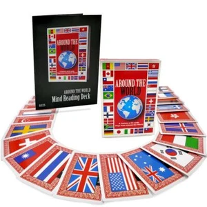 Mazzo magico lettura mentale Around The World - Foto 1 di 3