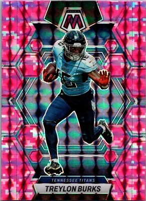 2023 Panini Mosaic #237 Treylon Burks Camo Pink Mosaic - Image 1 of 2