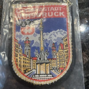 Patch Vintage Innsbruck Austria Giochi Olimpici Nuova - Foto 1 di 1