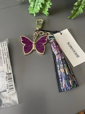 NWT Brahmin Butterfly 🦋 Charm Tassel Visionary Purple Melbourne! - Image 1 of 4