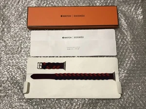Bracelet Apple Watch Hermès Bridon double tour - 42 mm, 41 mm, 40 mm boîte ouverte - Photo 1 sur 5