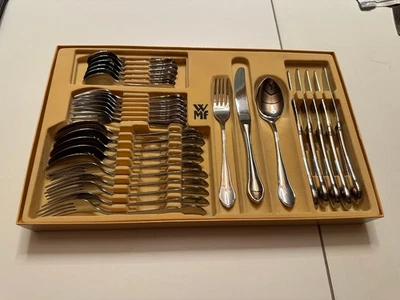 WMF Royal Chippendale 30-teilig Cromargan Edelstahl Menübesteck für 6 Personen - Bild 1 von 4