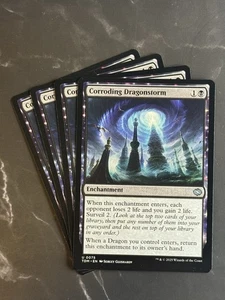 4x Corroding Dragonstorm #0075 U [Tarkir: Dragonstorm] NF LP/NM - Picture 1 of 1