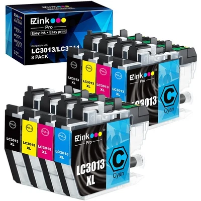 Compatible Ink Cartridges Replacement for Brother LC3013 LC3011 LC3013XL LC-3... - Image 1 of 4