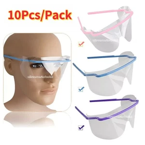 Dental Protective Safety Disposable Eye Goggles With Shield Cover Lens Frames - Picture 1 of 14