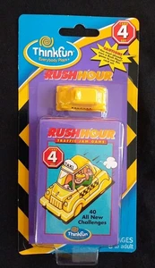ThinkFun RUSH HOUR  Card 4 Set 40 Cards All New Challenges × Yellow Taxi - Picture 1 of 2