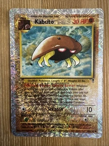 Kabuto 48/110 Uncommon Legendary Collection 2002 Pokemon WOTC Reverse Holo DMG - Picture 1 of 2
