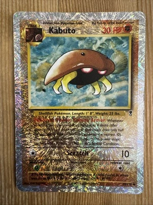 Kabuto 48/110 Uncommon Legendary Collection 2002 Pokemon WOTC Reverse Holo DMG - Image 1 of 2