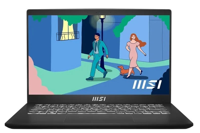MSI Laptop, Modern 14 C7M, Ryzen 5 7530U, 8GB/512SSD, 14.0" IPS - Image 1 of 1