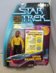 1997 PLAYMATES STAR TREK WARP FACTOR SERIES 1 CAPTAIN BENJAMIN SISKO 65107 MIP - Picture 1 of 2