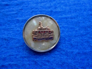 GLOUCESTERSHIRE REGIMENT MOTHER OF PEARL SWEETHEART BROOCH - Picture 1 of 2