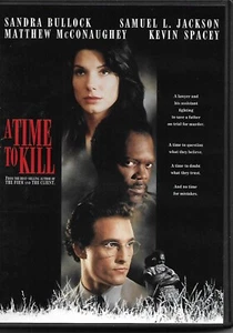 A Time To Kill, Sandra Bullock/Matthew McConaughey/Sam Jackson DVD 1996 R - Picture 1 of 3