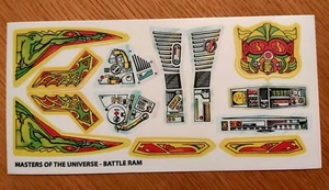 He-man Vintage Battle Ram Replacement Stickers - Picture 1 of 1