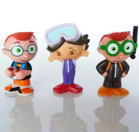 Disney Little Einstein Figures 3 Leo June Scuba Diving Transform Go Rocket VGC Cover