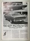 MISC1670 Article Vintage 1966 427 Ford Fairlane GT Juillet 1984 4 pages