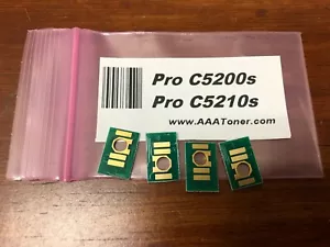 4 chip toner per ricarica Ricoh Pro C5200s, Pro C5210s (828422 ~ 828423) - Foto 1 di 2