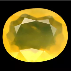 Shola Genuine 7.39 Ct Natural Yellow Fire Opal from Mexico - Picture 1 of 2