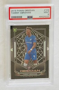 2019 Panini Obsidian Tammy Abraham Electric Etch Rookie Card #133/165 PSA 9 - Picture 1 of 2