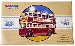 Corgi classic 1:50 Sunbeam W Trolleybus Maidstone Corp Barming Box 97801 British - Picture 1 of 24