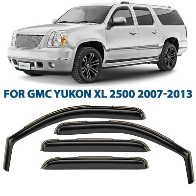Защита от дождя вентиляционные козырьки козырек для 2007-2013 GMC Yukon XL 2500 - Изображение 1 из 4