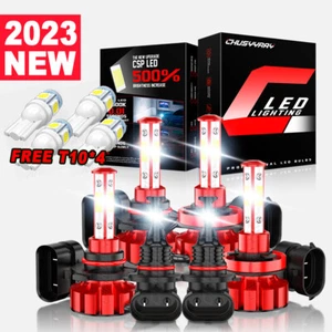 For 2007-2009 Lexus RX350 Combo 6x 6500K LED Headlight Hi/Lo + Fog Light Bulbs - Picture 1 of 16