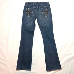 Miss Me Bootcut Jeans Kreuzstich Tasche Damen 26 x 31 - Bild 1 von 9