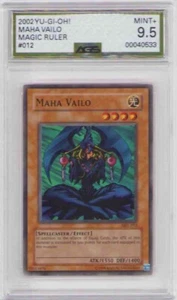 MAHA VAILO YUGIOH UNL. EDITION HOLOFOIL MRD-142 AGS GEM MINT 9.5  2002 - Picture 1 of 2