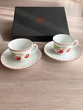 Richard Ginori Antico Cherry Cup & Saucer 2 pieces unused With BOX From Japan