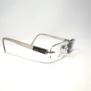 Silhouette 7608 10 6050 Titanium Silver Gray Rimless Eyeglasses Frames - Picture 1 of 15